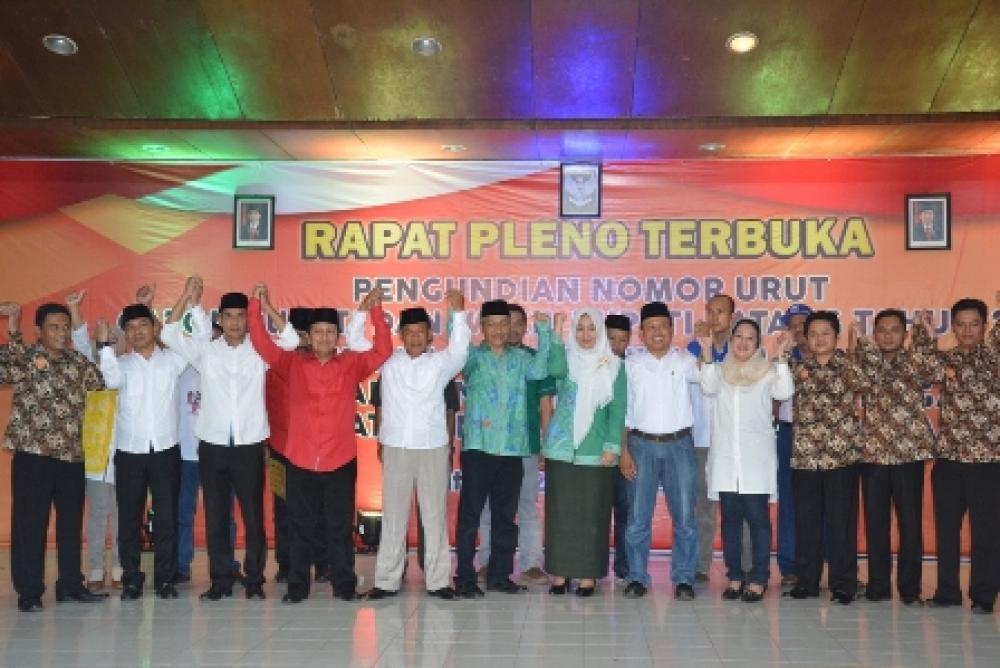 Pengundian Nomor Urut Calon Bupati dan Wakil Bupati Tahun 2017