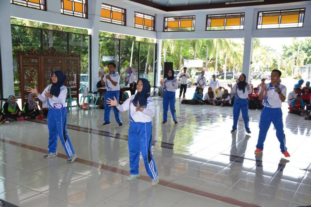 Lomba Senam Bugar Meriahkan HUT KORPRI Kabupaten Batang
