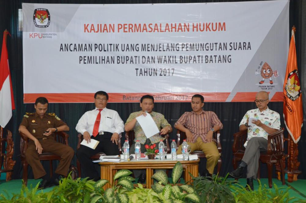 Politik Uang Dikenakan Sanksi Penjara 3 Tahun 