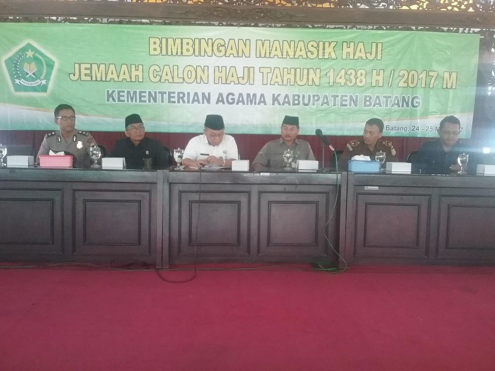 Bimbingan Manasik Haji Jamaah Calon Haji Tahun 1438H/2017M Kab. Batang