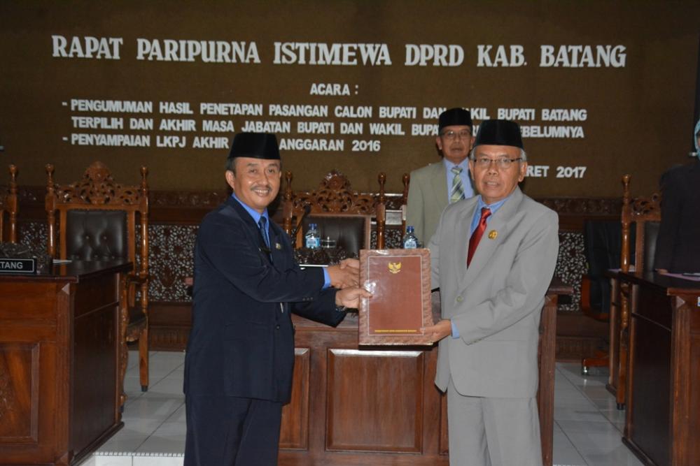 Kinerja Pemerintah Kabupaten Batang TA 2016 Mengalami Peningkatan