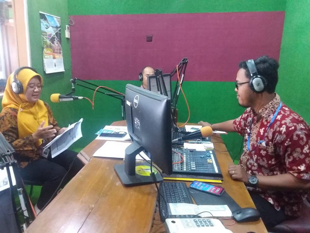 BPS Batang Gencar Sosialisasikan SPO 2020 Melalui Radio