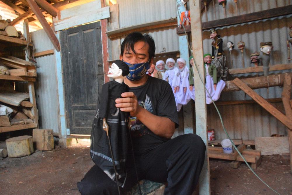 Kesukaan dan Cintanya Pada Wayang Golek, Jadikan Mata Pencaharian Utama di Batang