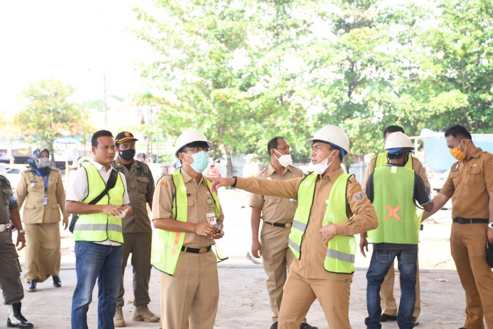 Bupati Batang Minta, Pembangunan Bazar Bisnis Rakyat Segera Selesai