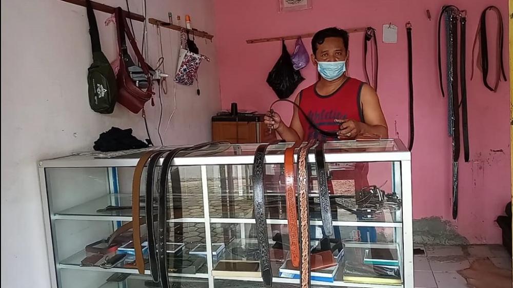 Kerajinan Kulit Masin, Tetap Diminati di Tengah Pandemi