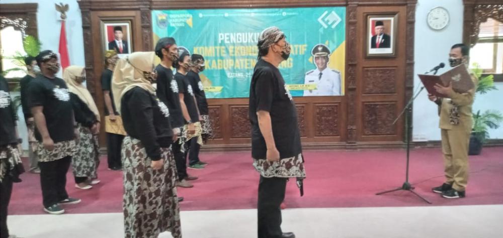 Komite Ekraf Dikukuhkan, Bupati Batang Menanti Inovasi