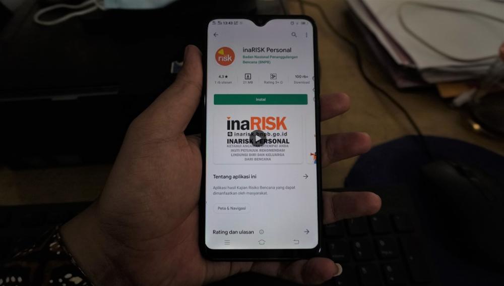 BPBD Batang: Masyarakat Harus Download Aplikasi inaRISK Untuk Tanggap Bencana