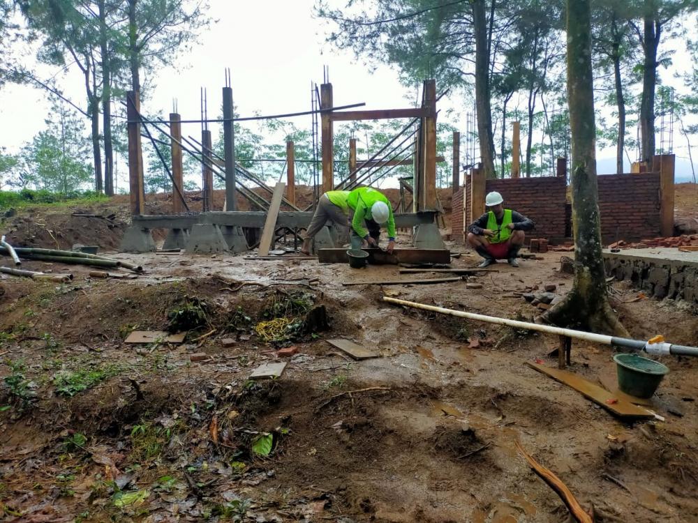 Sebagai Ikon Wisata Sejarah Batang, Taman Syailendra Progres Pembangunan Mencapai 35%