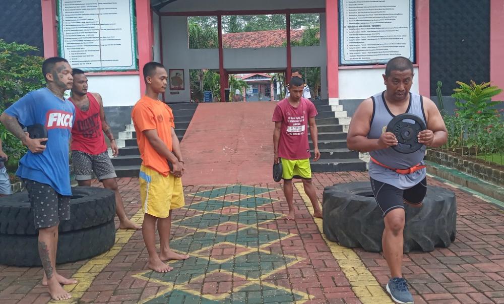 9 WBP Siap Ikut Pra Porprov Angkat Besi