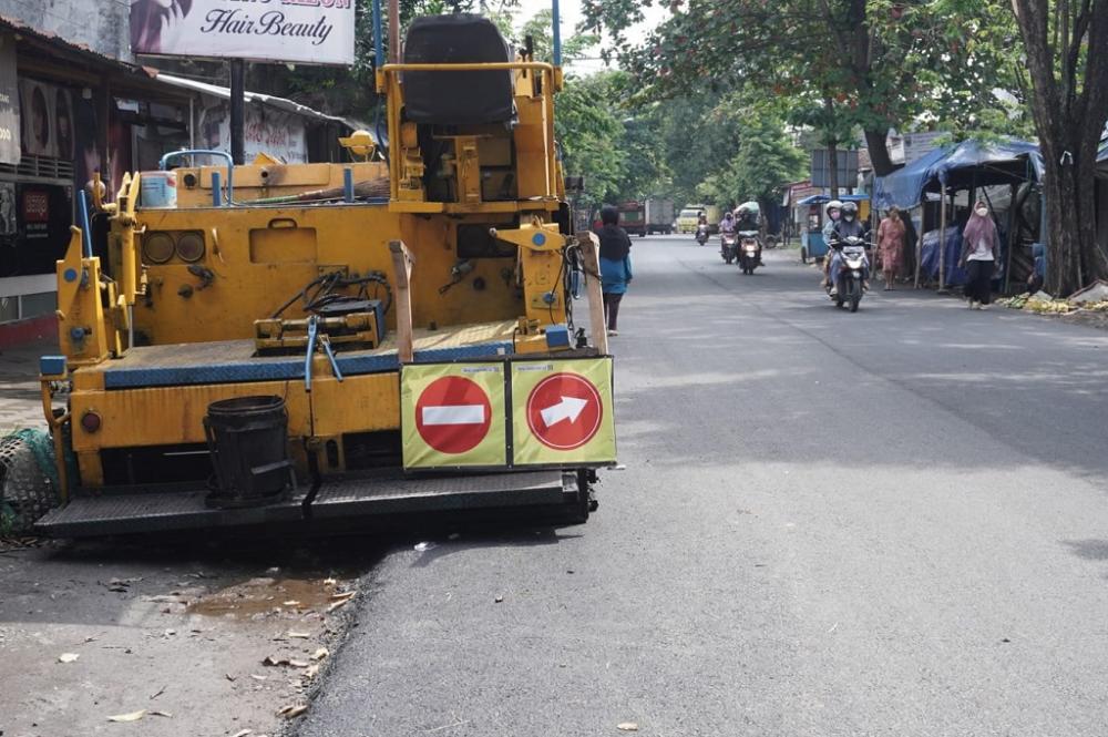 DPUPR Batang Selesaikan Perbaikan Jalan RE Martadinata dan Jalan Pattimura