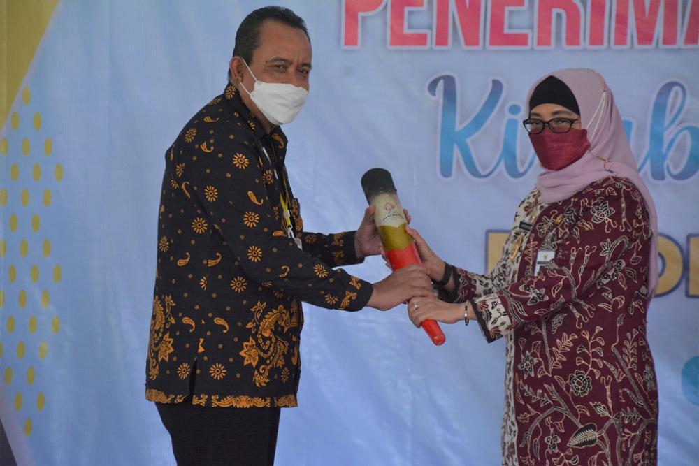 Pj Bupati Batang Lepas Kirab Obor Virtual PeSONAS 2022