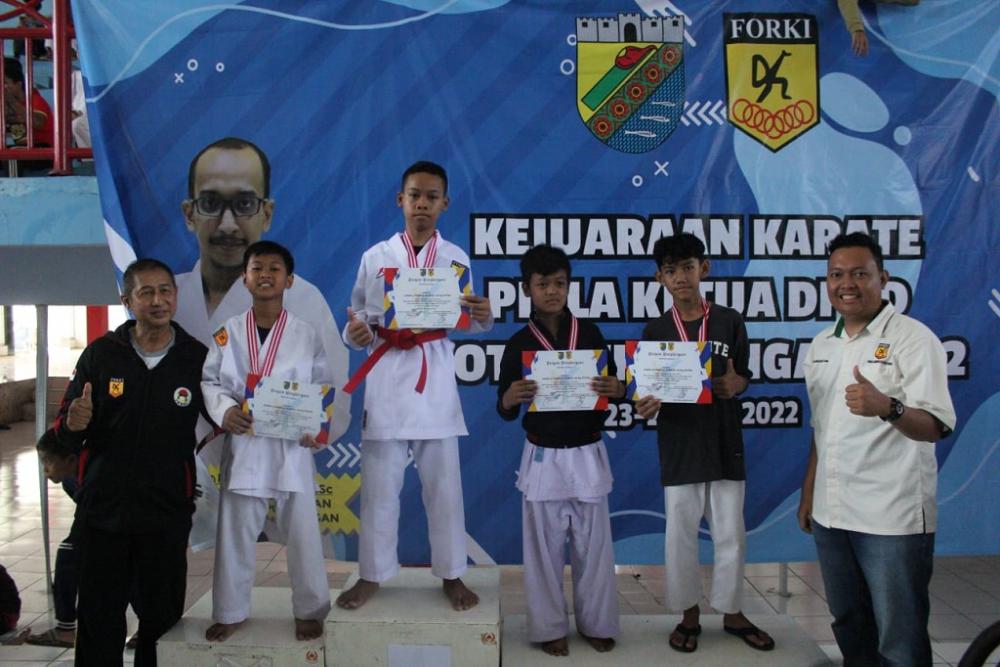 Forki Batang Berhasil Borong 25 Medali Kejuaraan Karate Piala Ketua DPRD Kota Pekalongan
