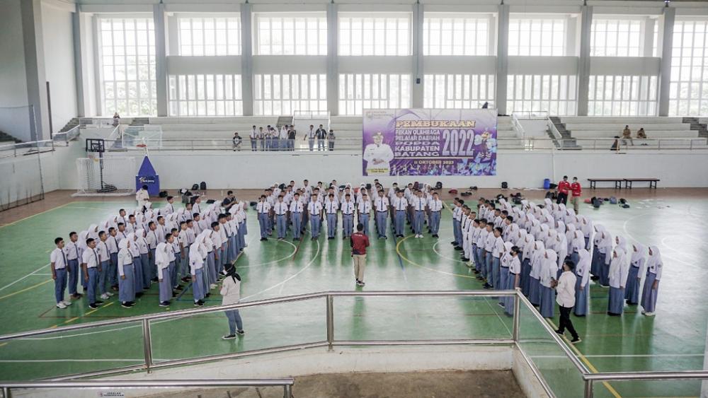 Ratusan Pelajar di Batang Ikuti Seleksi Paskibraka