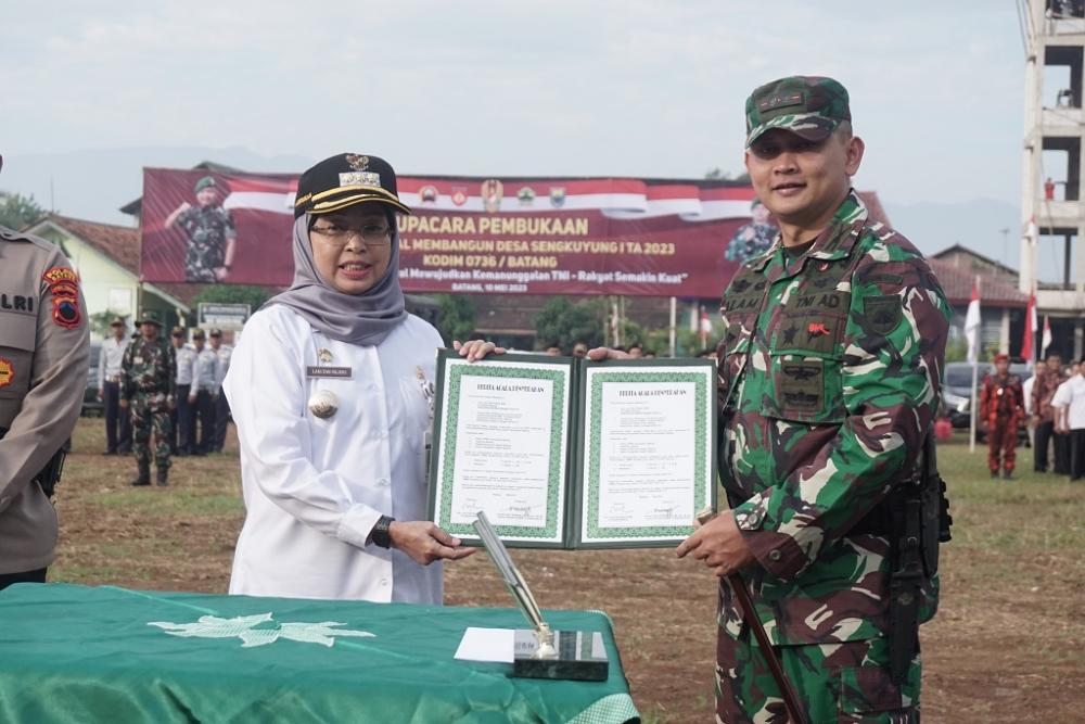 TMMD Sengkuyung Tahap Pertama 2023 Desa Sembung Batang Telah Dimulai