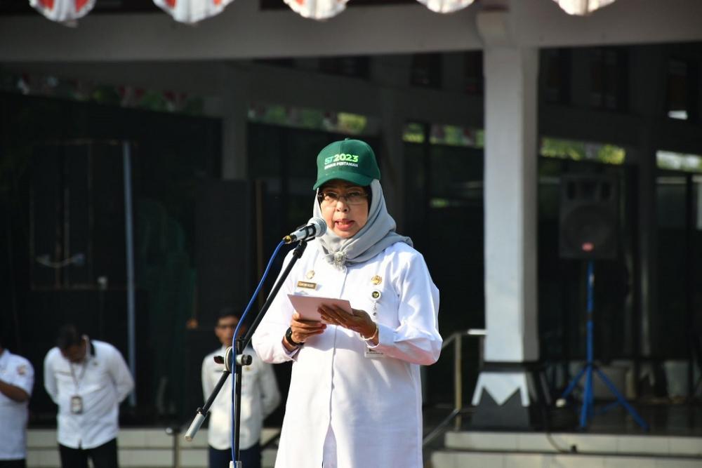 Siap Laksanakan Pendataan, BPS Batang Gelar Apel Siaga ST 2023