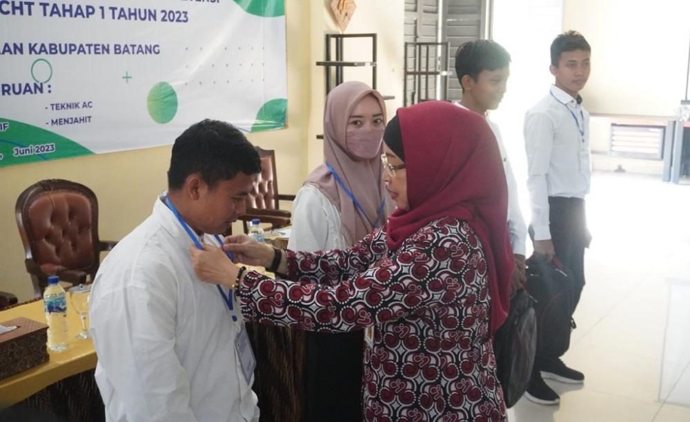 Pelatihan Disnaker Batang Diminati Banyak Orang