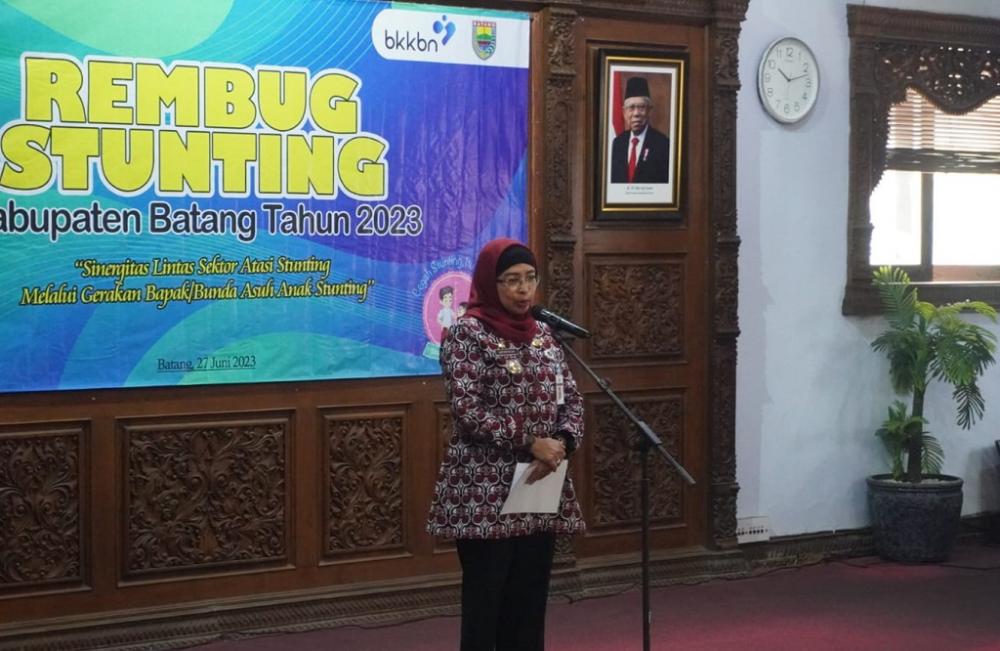 Pj Bupati Batang Minta, Angka Stunting Tahun 2023 Menurun Lagi