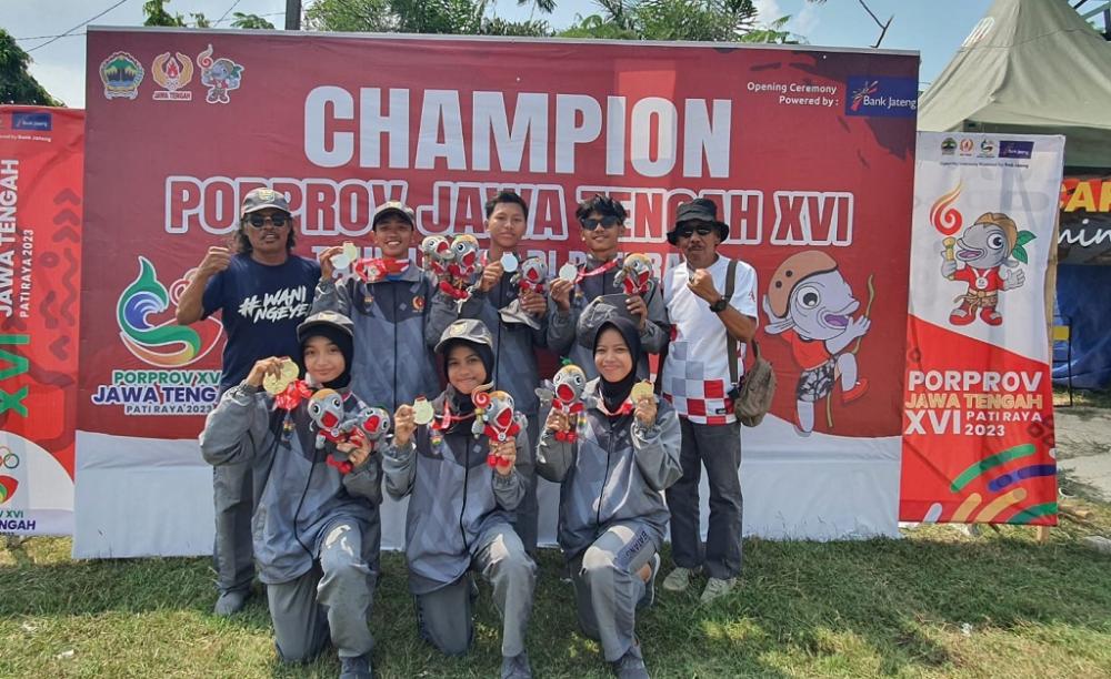 Porprov Jateng 2023, Cabor Panjat Tebing Batang Perkasa dengan Perolehan 5 Medali Emas