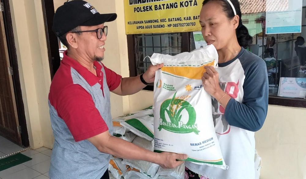 Bantuan Beras Disalurkan, Perangkat Desa Pastikan Tepat Sasaran