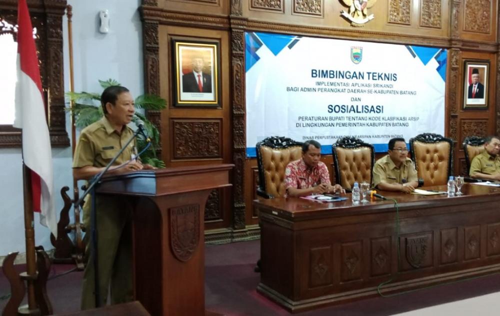 Disperpuska Batang Gelar Bintek Implementasi Aplikasi Srikandi