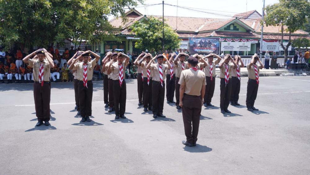 HUT TNI Ke-78, WBP Lapas Kelas IIB Batang Ikuti Lomba PBB