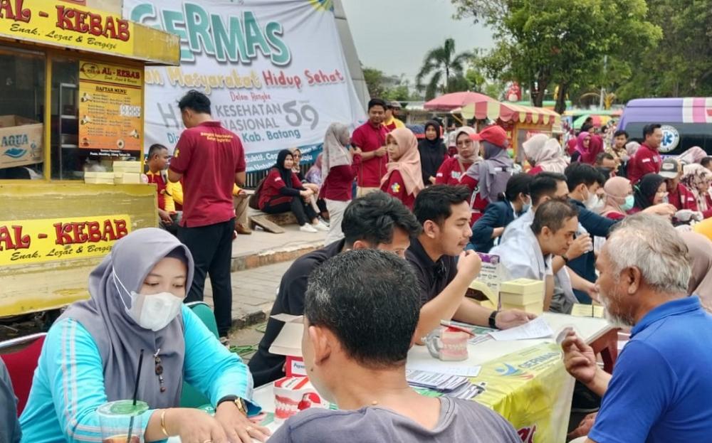 Jelang HKN, Dinkes Batang Bersama 16 Organisasi Profesi Gelar Pelayanan Kesehatan Gratis