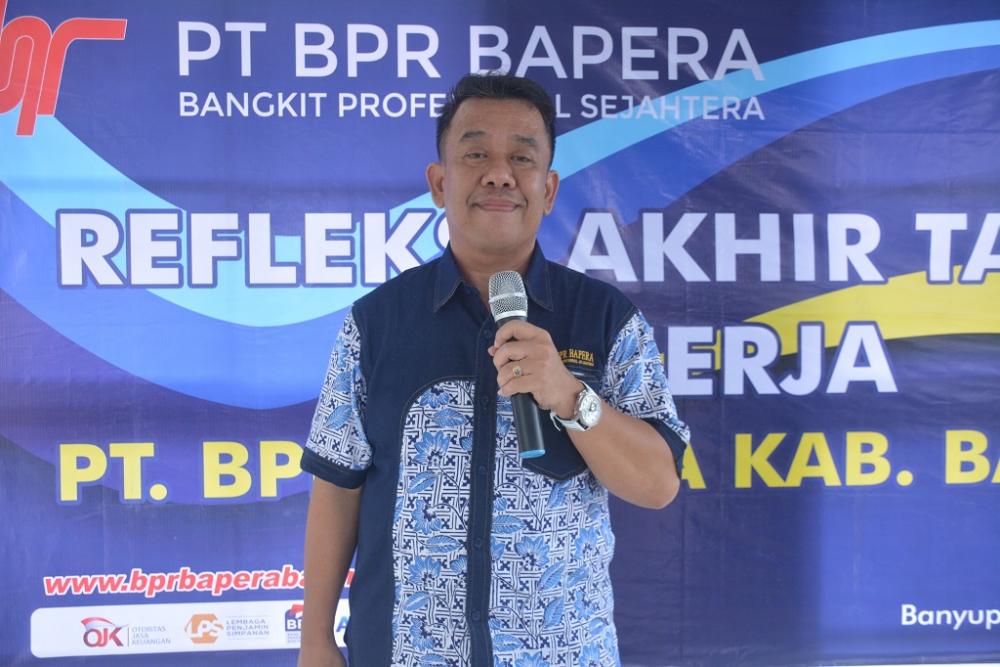 Refleksi Kinerja Akhir Tahun, BPR Bapera Rencanakan Terget Laba Rp1,5 Milyar Pada 2024