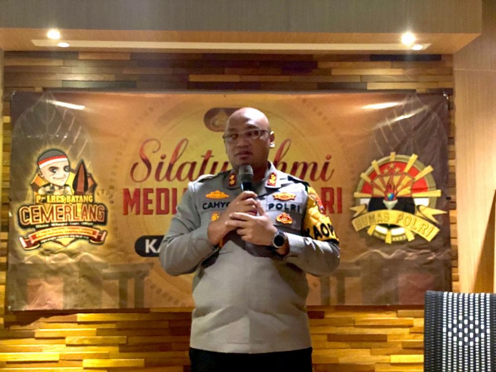 Perkuat Kemitraan, Kapolres Batang Silaturahmi dengan Rekan Media