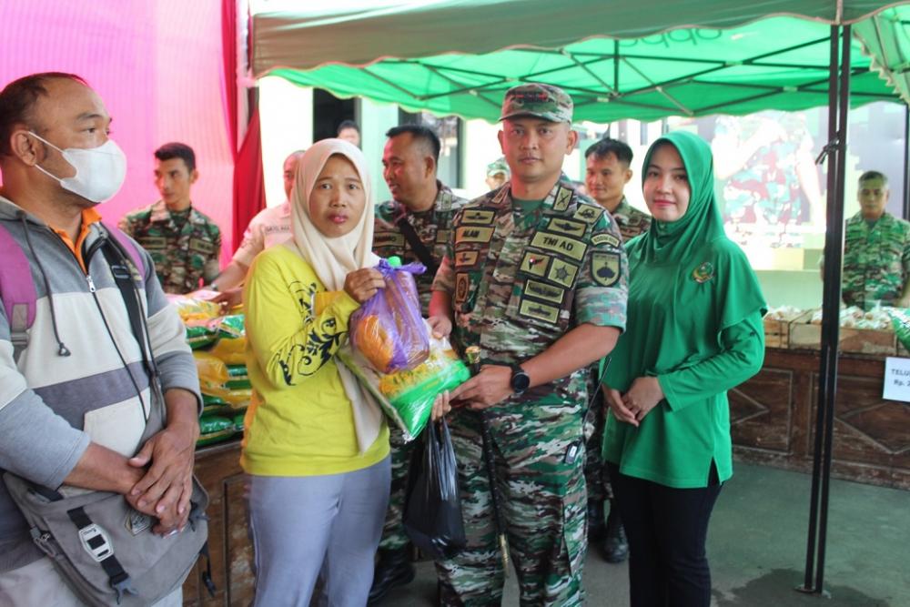 Bazar Murah TNI, Bantu Penuhi Kepokmas Jelang Lebaran