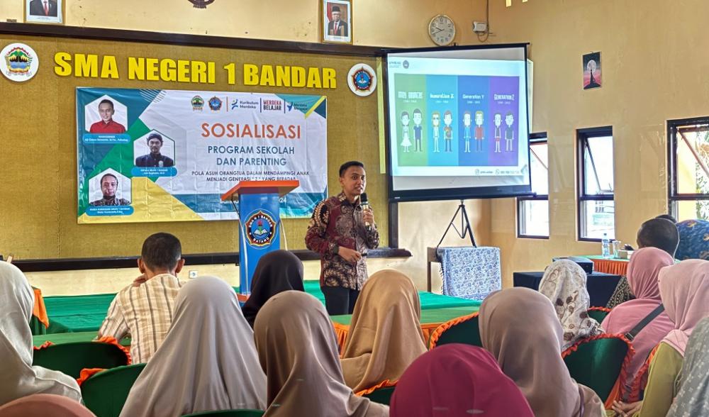 Menjaga Kesehatan Mental Remaja, SMAN 1 Bandar Mengadakan Workshop Anti Bullying dan Parenting
