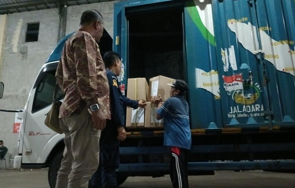 Dikawal Khusus, Surat Suara Pilgub Tiba ke Gudang