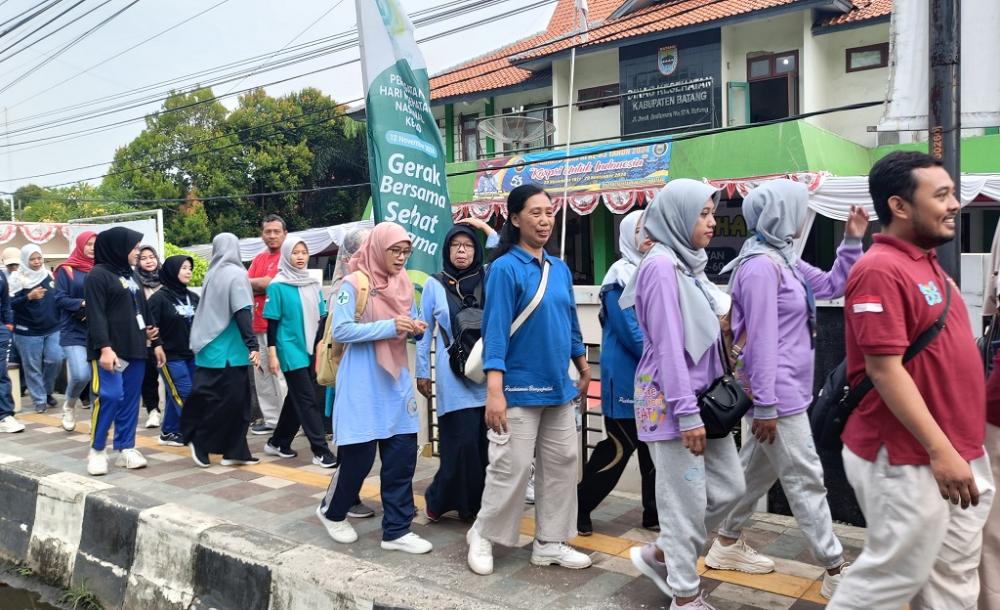 Meriahkan HKN, Dinkes Batang Jaga Imun Nakes