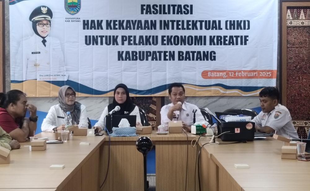Lindungi Originalitas, Pemkab Batang Fasilitasi Ekraf Dapatkan HAKI