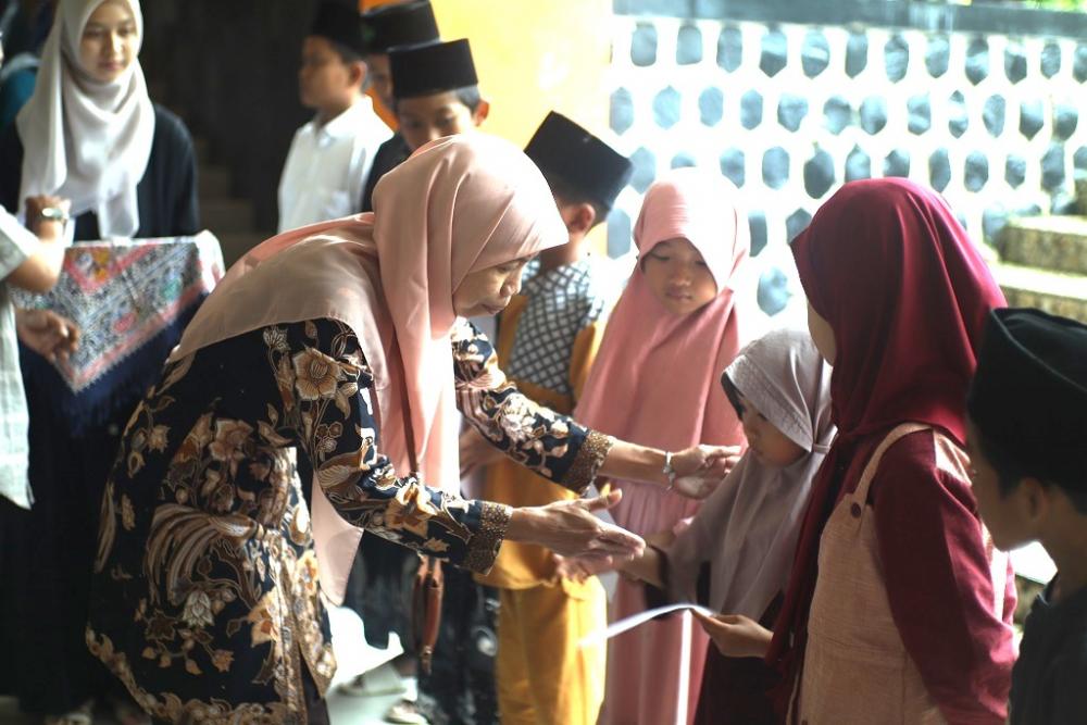 Pangkalan Arjuna Sri kandi SMAN 1 Bandar Menggelar Kegiatan Santunan Anak Yatim