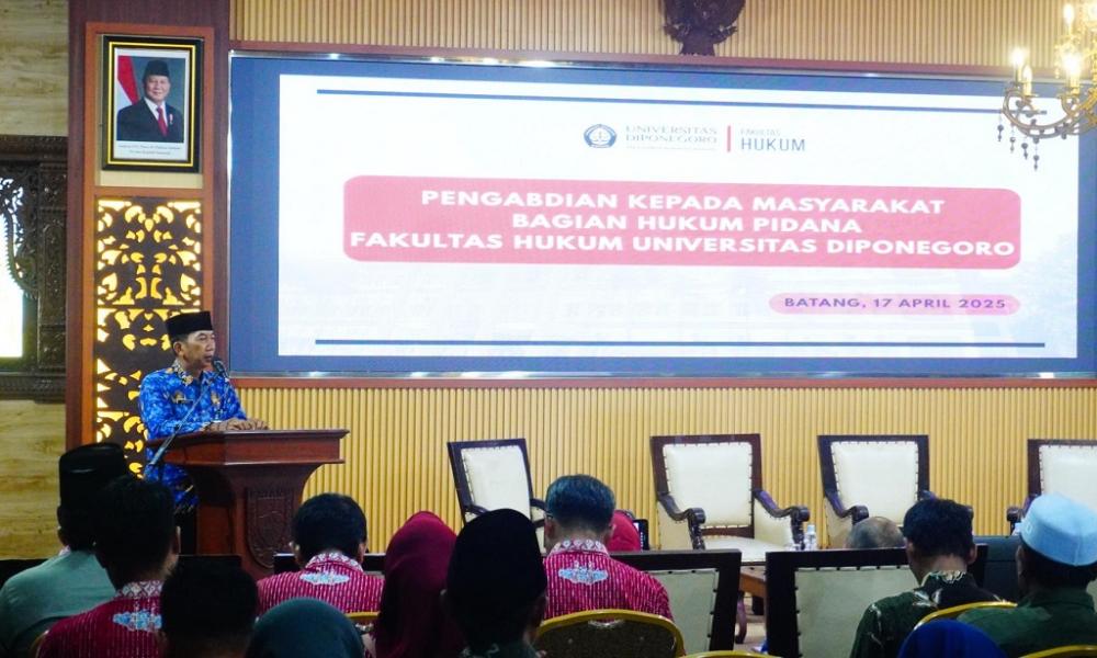 Pemkab Batang Bersama UNDIP Sosialisasikan Pencegahan Kekerasan Seksual