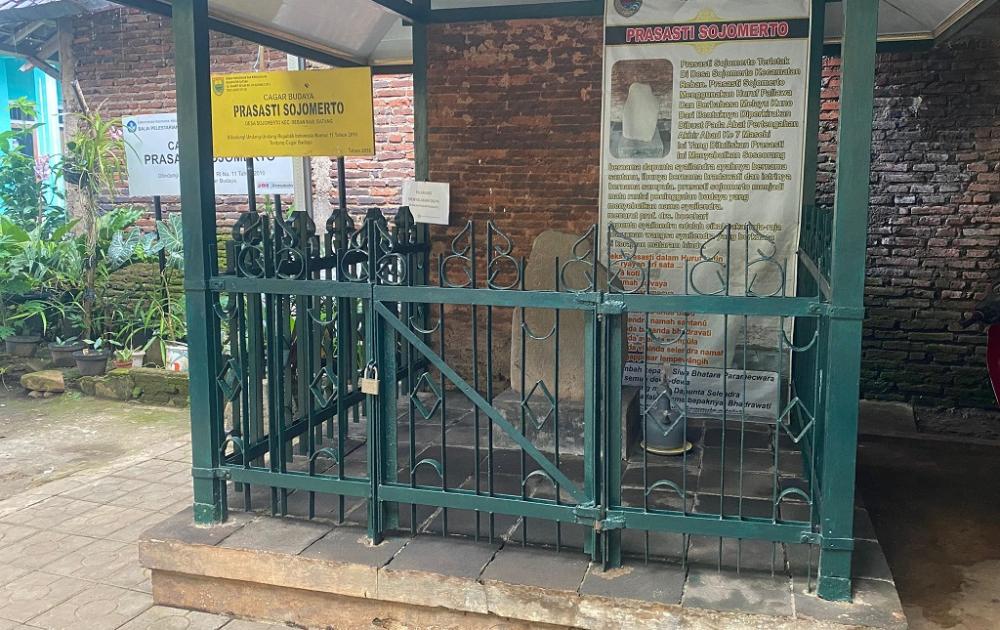 Prasasti Sojomerto Peninggalan Mataram Kuno di Batang