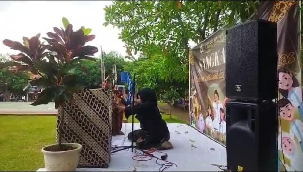 Kuatkan Jiwa Seni, SMK Neswara Gelar Lomba Dalang