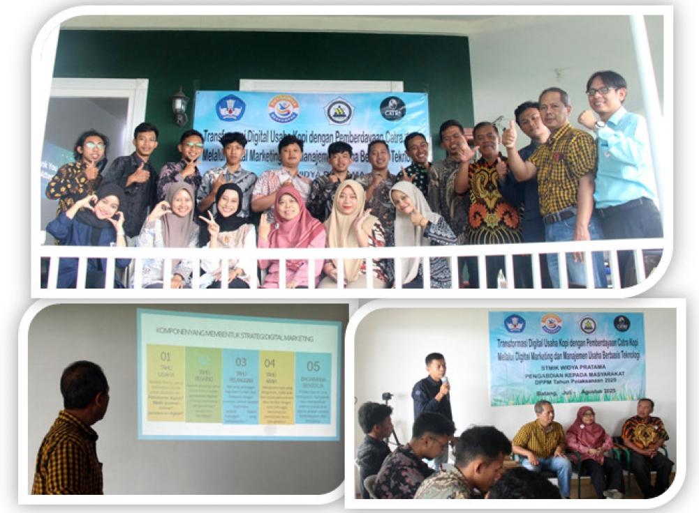 Institut Widya Pratama Memberdayakan Catra Kopi Melalui Revolusi Digital Marketing