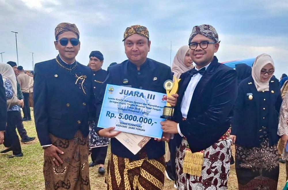 Batang Raih Juara 3 Lomba Pemeliharaan Jaringan Irigasi Tingkat Jawa Tengah 2025