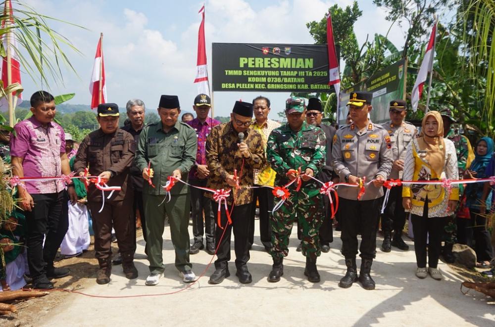 Resmi Ditutup TMMD Desa Plelen Percepat Akses Perekonomian