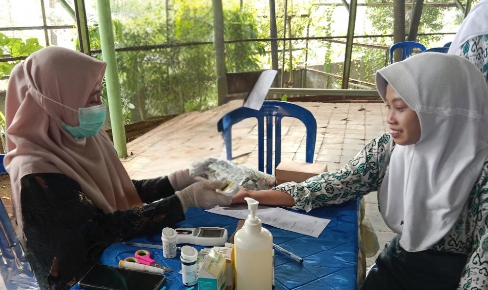 Cegah Risiko Terserang Penyakit, SMA 1 Bandar Gelar CKG