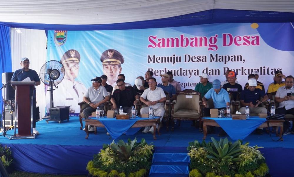 Bupati Batang Sambangi Desa Jatisari, Dorong Terwujudnya Desa Mapan, Berbudaya dan Berkualitas