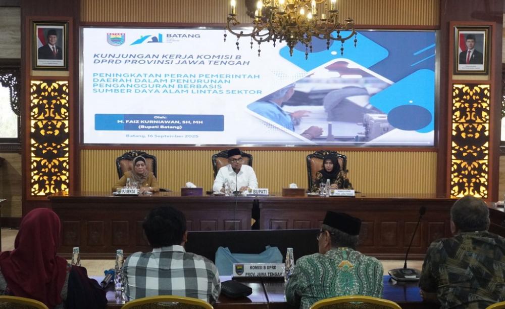 Komisi B DPRD Jateng Soroti Pengangguran, Apresiasi Strategi Cerdas Dari Pemkab Batang