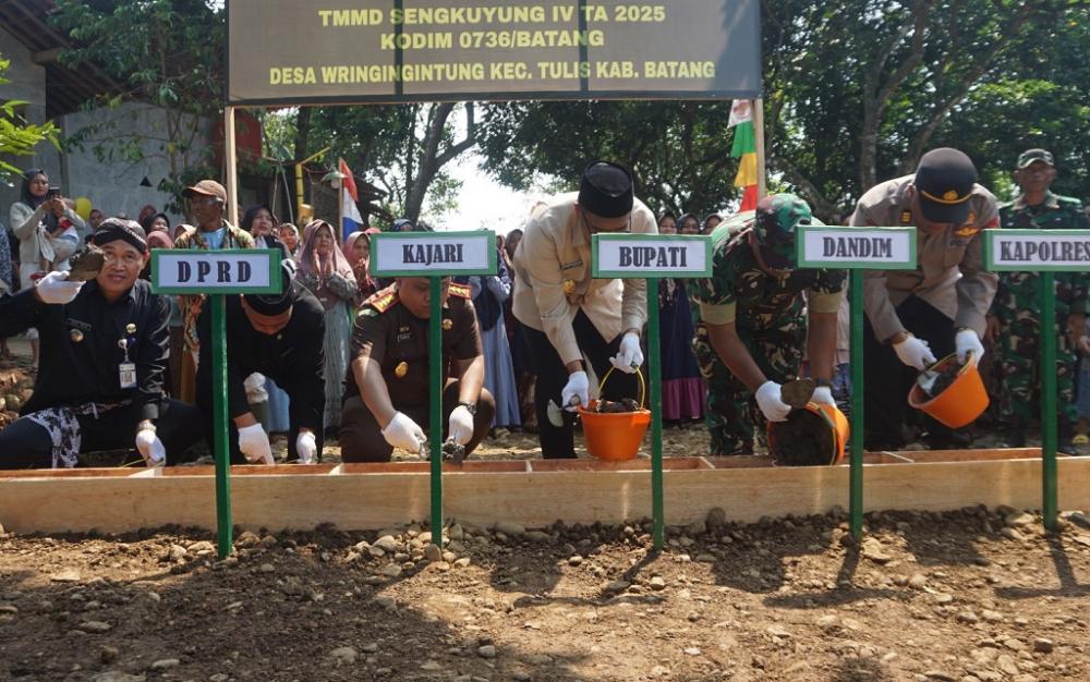 TMMD Sengkuyung Dibuka, Infrastruktur dan SDM Wringingintung Dioptimalkan