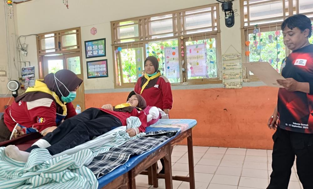 Puluhan Pangkalan PMR Batang, Adu Ketangkasan Pertolongan Pertama