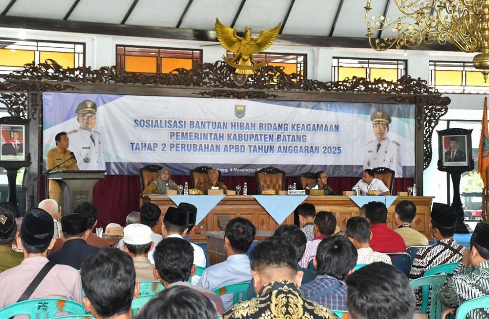 Pemkab Batang Sosialisasikan Bantuan Hibah Keagamaan Tahap II Senilai Rp9 Miliar
