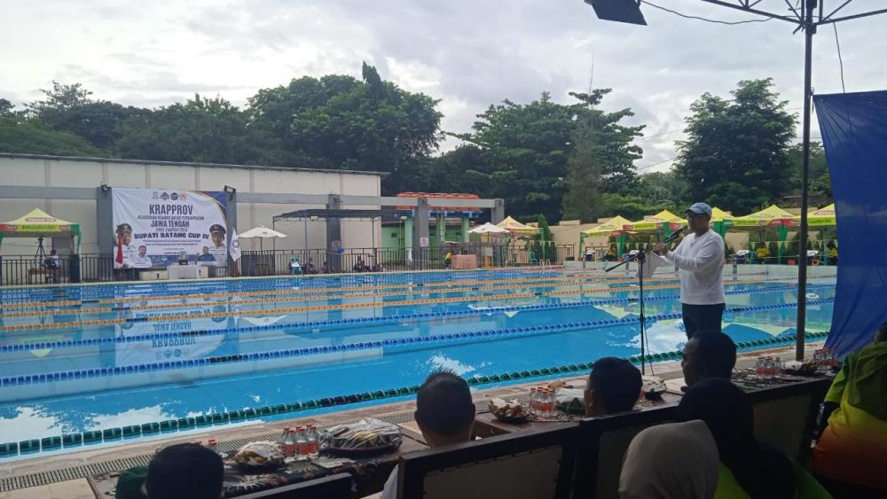 Jadi Tuan Rumah Krapprov, Bupati Batang Tuntaskan Pembangunan Fasilitas Renang di 2027