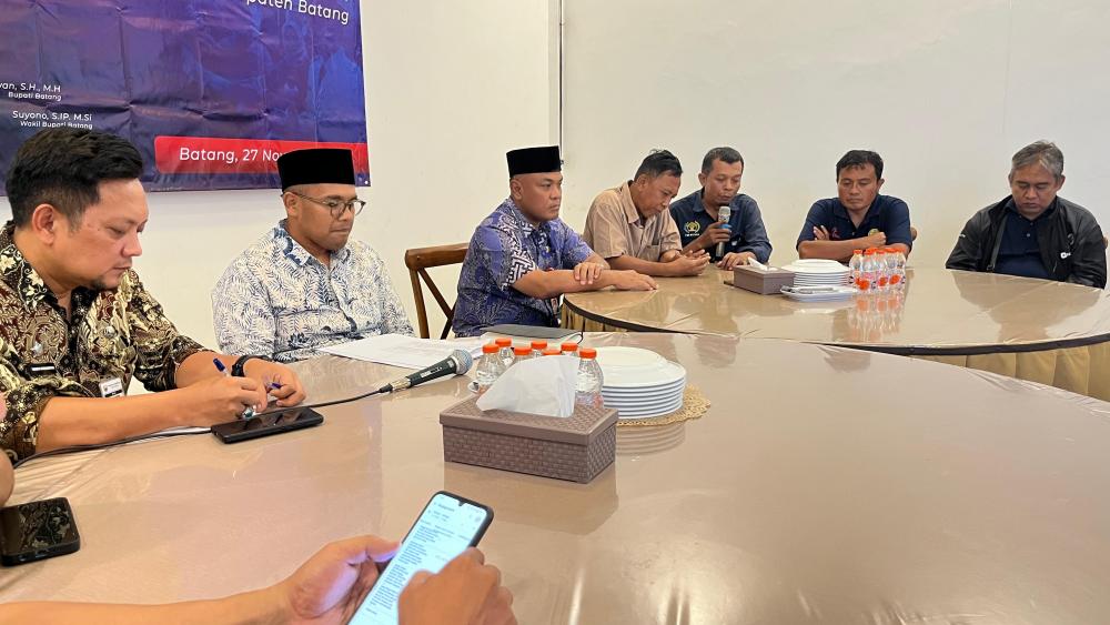 Bupati Batang Paparkan Visi Pembangunan Daerah di Hadapan Insan Pers