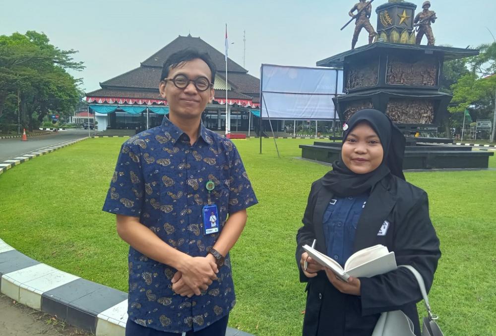 Dalami Public Relations, Mahasiswi Uniss Jadi Wartawan Sehari
