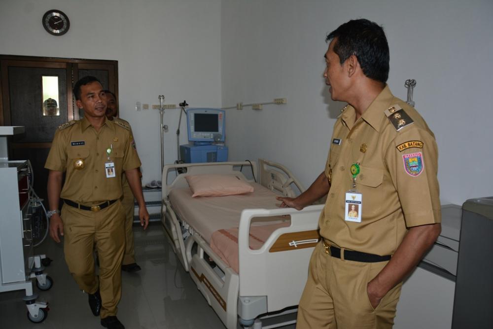 Bupati dan Wakil Bupati Batang Sidak RSUD Limpung